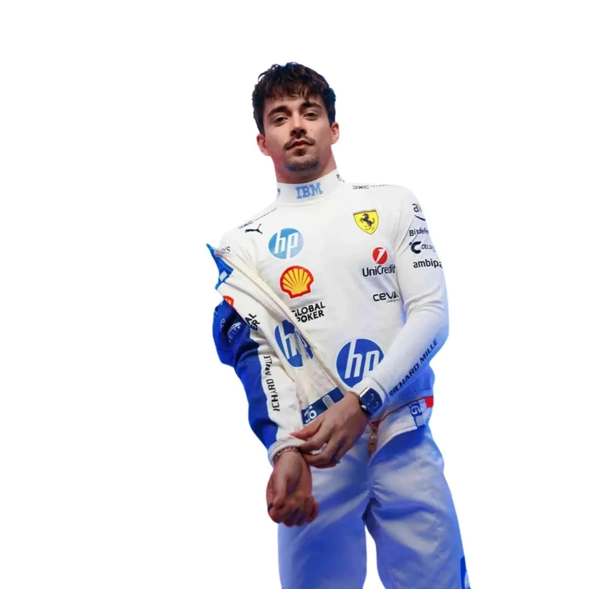 Charles Leclerc 2025 Miami GP Ferrari F1 Racing Suit | Dubai Racegear