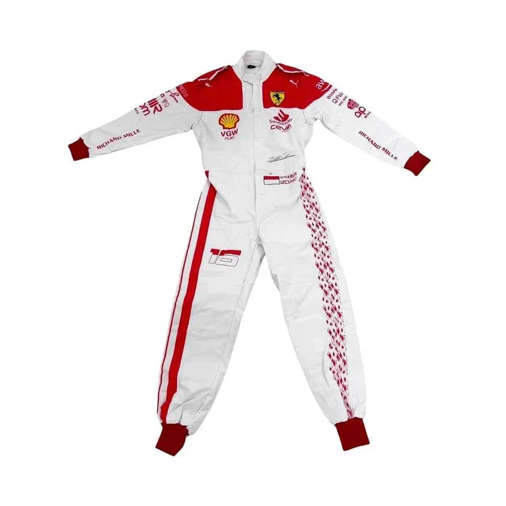 Charles Leclerc 2023 Monaco GP Ferrari F1 Racing Suit | Dubai Racegeargear