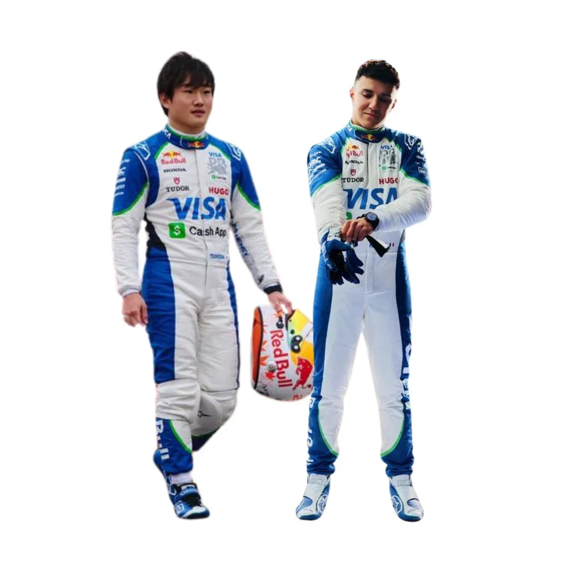 2025 Isack Hadjar VISA RB F1 Race Suit - Dubai Racewears