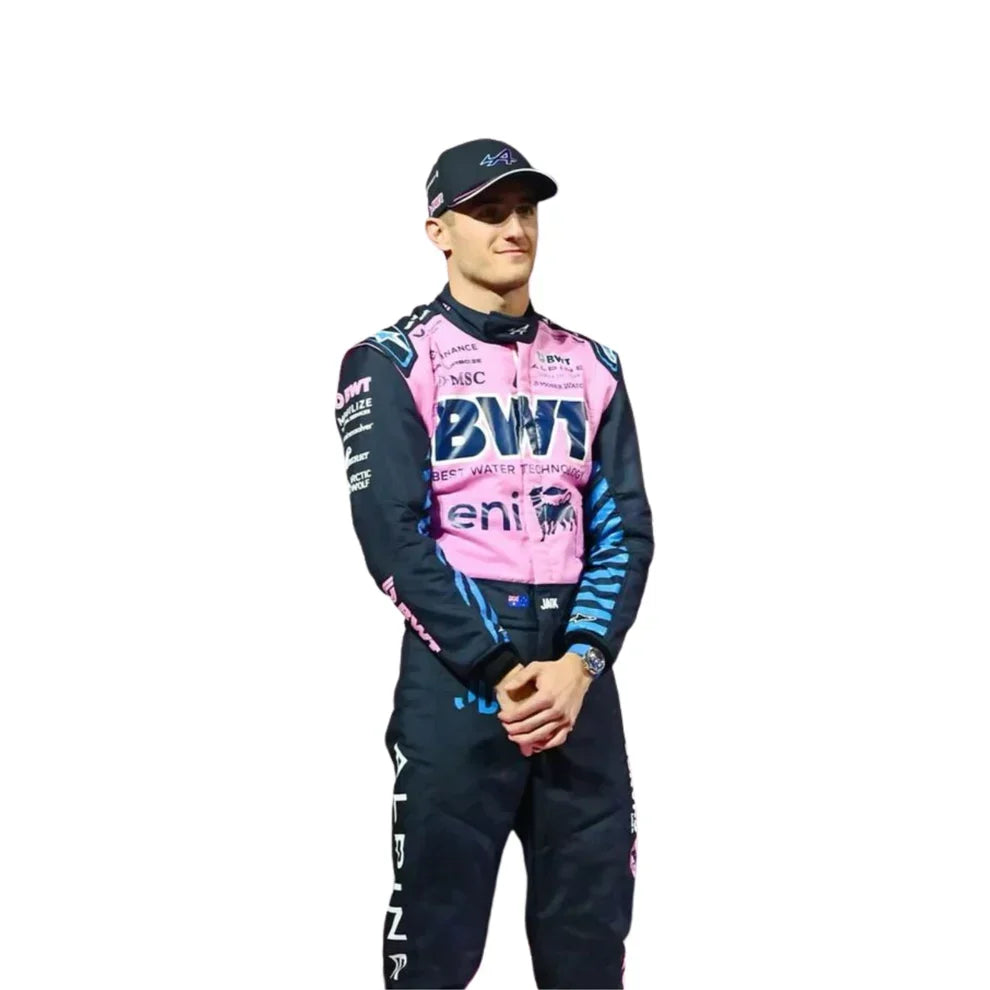 2025 Jack Doohan BWT Alpine F1 Race Suit - Dubai Racewears