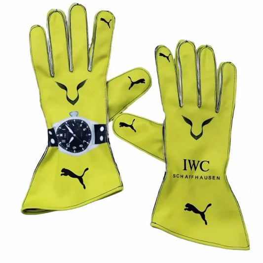 2024 Lewis Hamilton Mercedes F1 Race Gloves - Dubai Racewears
