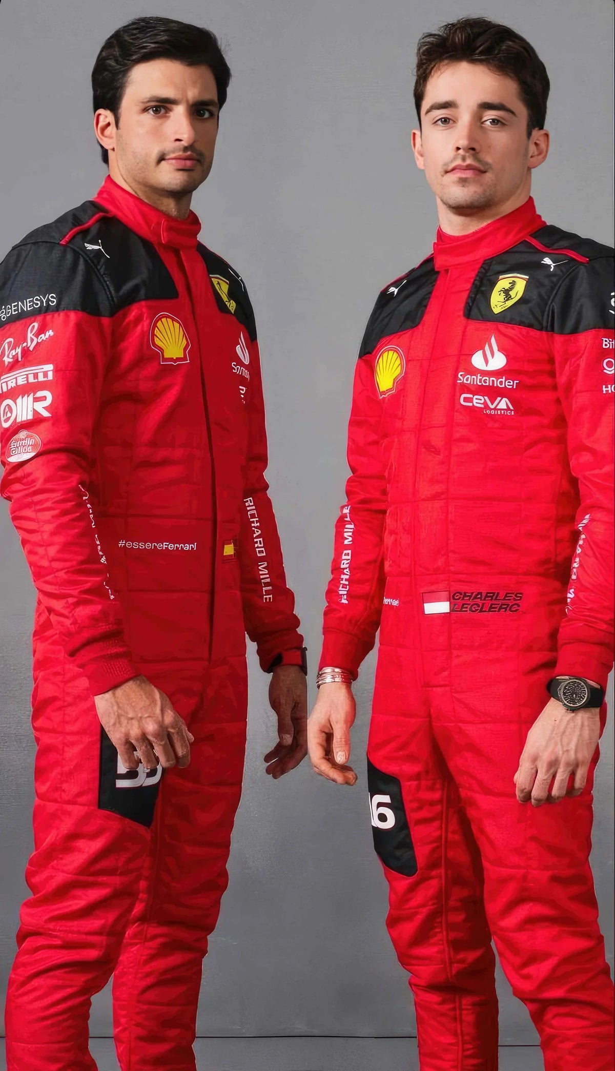 2023 Carlos Sainz Scuderia Ferrari F1 Race Suit - Dubai Racewears
