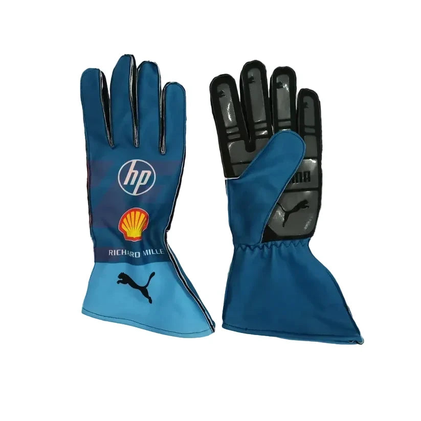 2024 Charles Leclerc Ferrari Hp Miami Gp F1 Race Gloves - Dubai Racewears