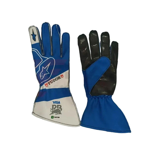 2024 F1 Visa Cash App RB F1 Team Race Glove - Dubai Racewears