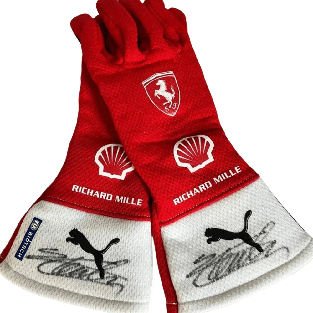 Charles Leclrec 2023 las vegas Grand prix Glove - Dubai Racewears