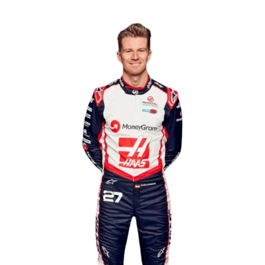 2024 Nico Hulkenberg Haas F1 Race Suit - Dubai Racewears