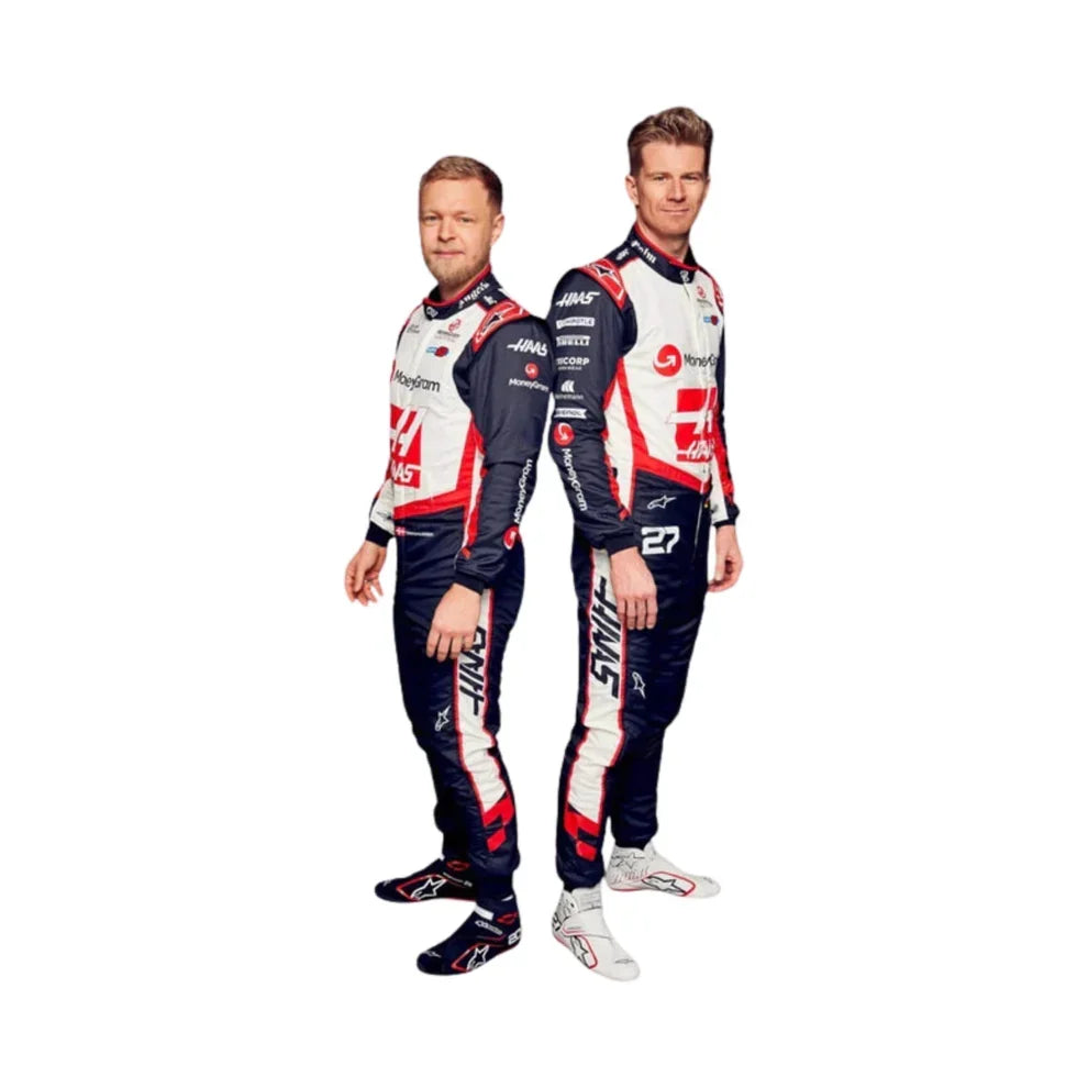 2024 Nico Hulkenberg Haas F1 Race Suit - Dubai Racewears