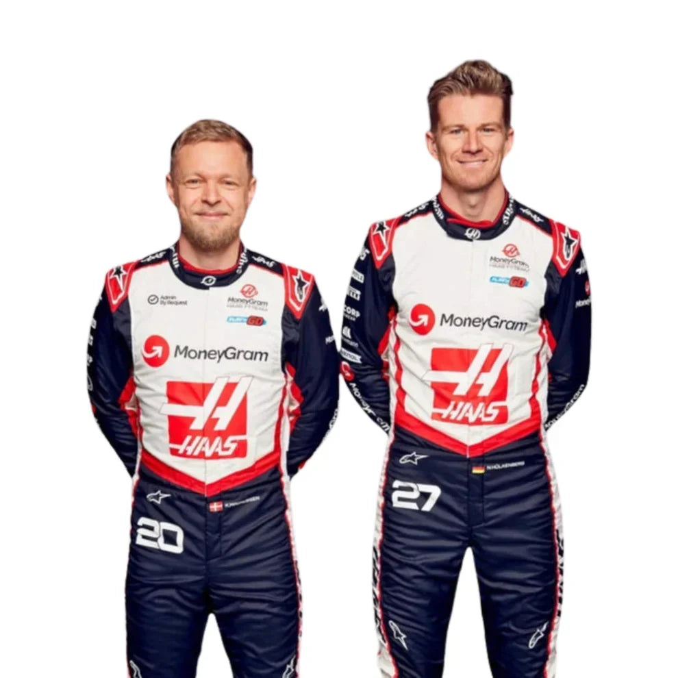 2024 Nico Hulkenberg Haas F1 Race Suit - Dubai Racewears