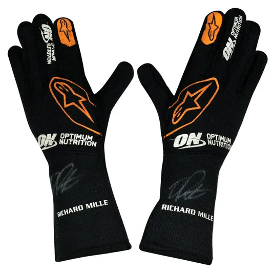 2024 Oscar Piastri McLaren F1 Race Gloves - Dubai Racewears