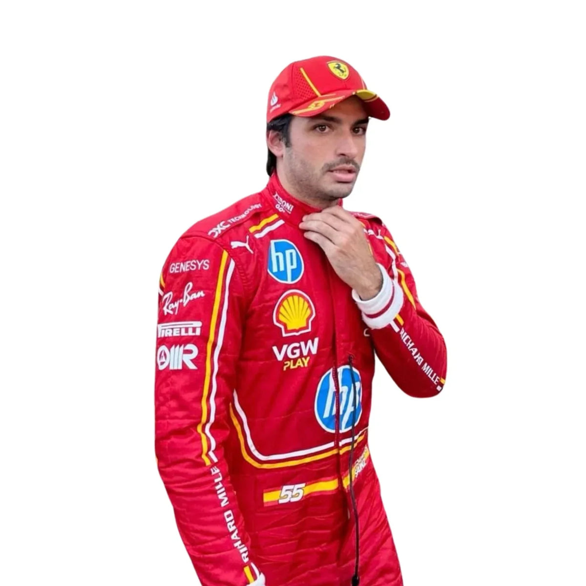 2024 Carlos Sainz Monaco GP F1 Racing Suit | Dubai Racegear - Dubai Racewears