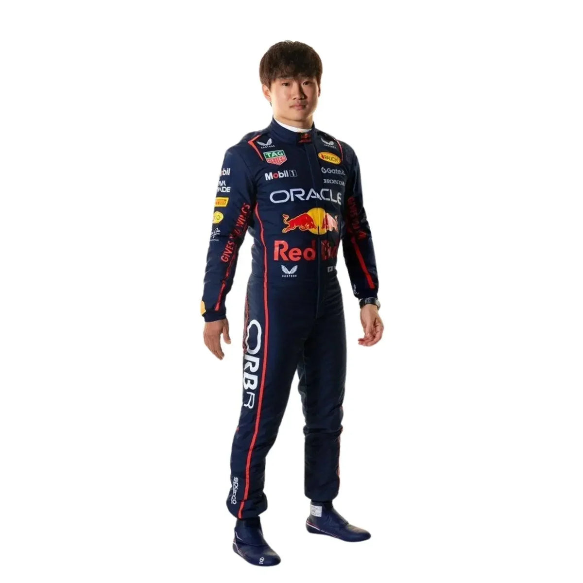 2025 Yuki Tsunoda Abu Dhabi GP F1 Racing Suit | Dubai Racegear - Dubai Racewears