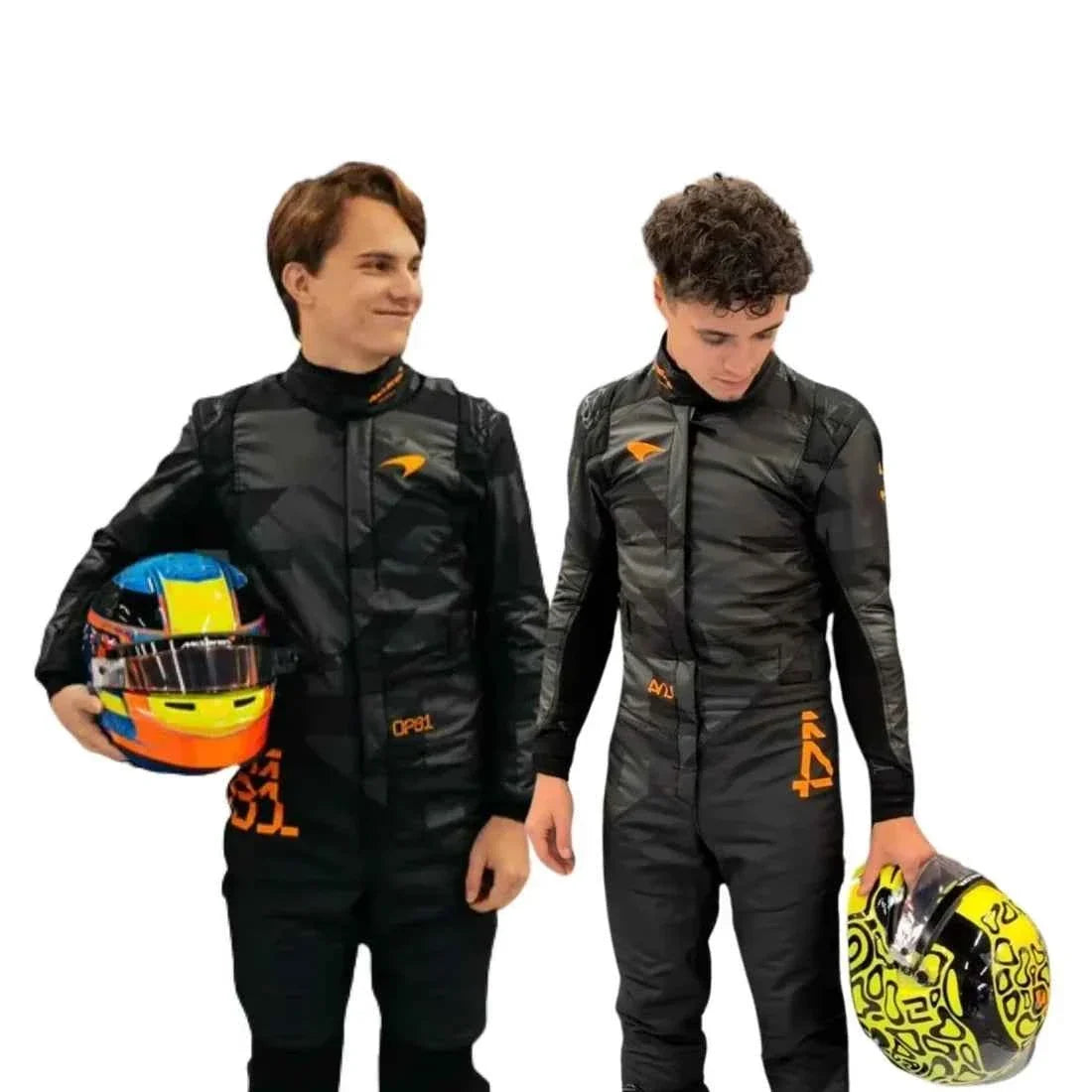 Oscar Piastri 2025 McLaren Livery Reveal F1 Racing Suit | Dubai Racegear