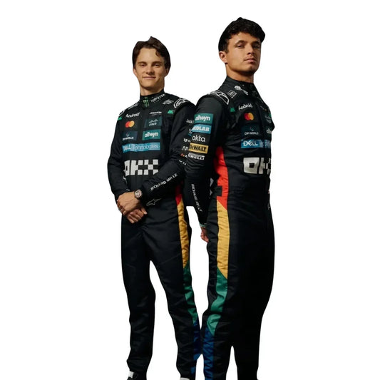 2025 Lando Norris McLaren British GP Race Suit - Dubai Racewears
