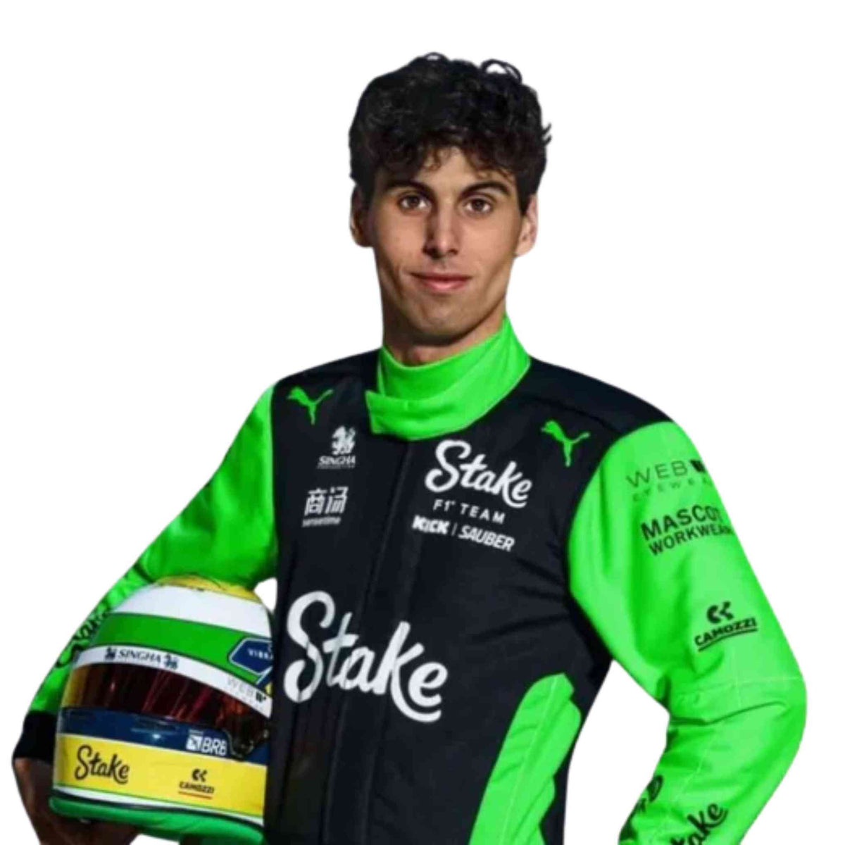 Gabriel Bortoleto 2025 Kick Sauber F1 Inspired Race Suit | Dubai Racegear - Dubai Racewears
