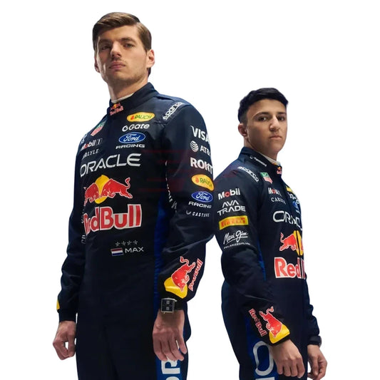 2026 Max Verstappen & Isack Hadjar F1 Racing Suit | Dubai Racegear - Dubai Racewears