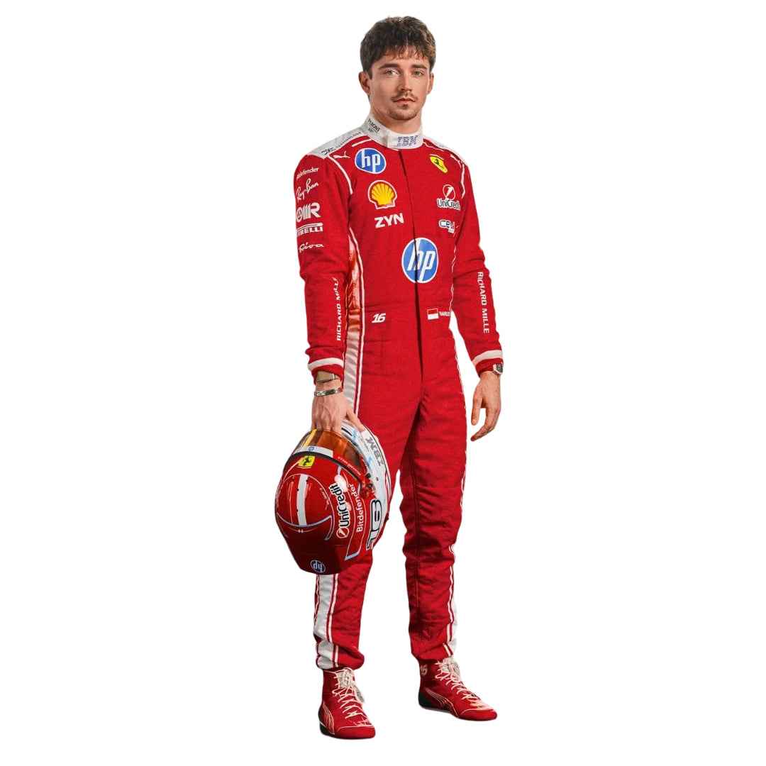 2026 Charles Leclerc & Lewis Hamilton F1 Racing suit | Dubai Racegear - Dubai Racewears