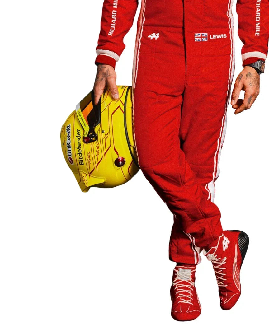 2026 Lewis Hamilton F1 Racing Suit | Dubai Racegear - Dubai Racewears