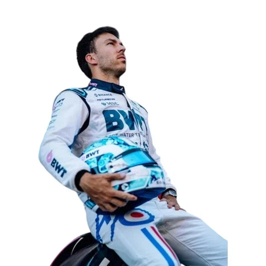 2025 Pierre Gasly Spanish GP celebrate 70 years Race Suit - Dubai Racewears