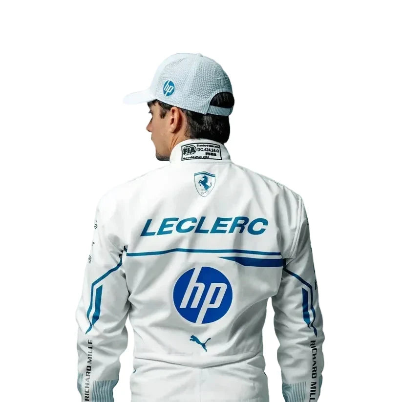 2025 Charles Leclerc Scuderia Ferrari Hp Monaco GP Race Suit - Dubai Racewears