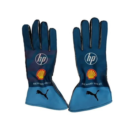 2024 Charles Leclerc Ferrari Hp Miami Gp F1 Race Gloves - Dubai Racewears