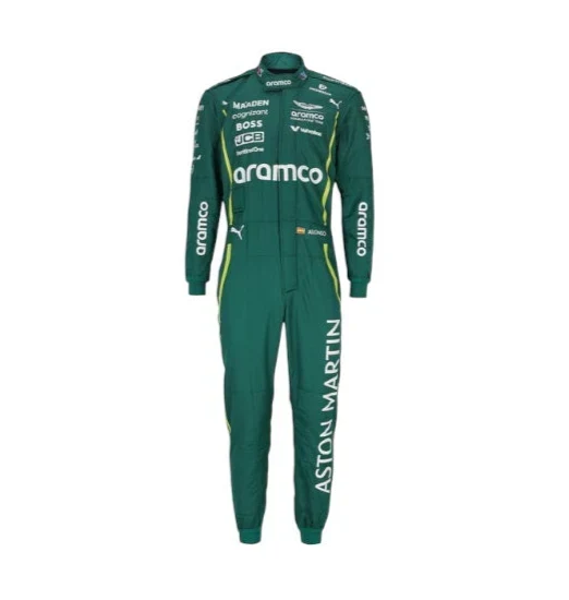 Fernando Alonso 2025 Aston Martin F1 Inspired Race Suit | Dubai Racegear - Dubai Racewears
