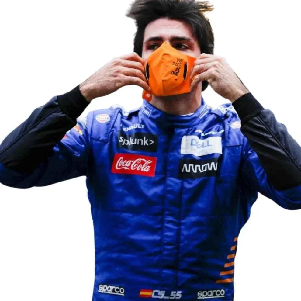Carlos Sainz 2020 McLaren F1 Racing Suit | Dubai Racegear