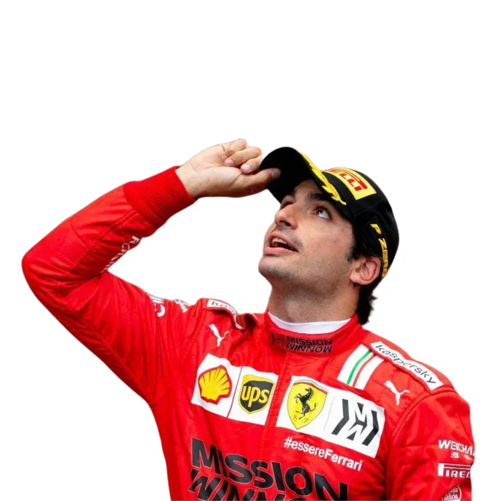 Carlos Sainz 2021 Ferrari F1 Race Suit - Dubai Racewears