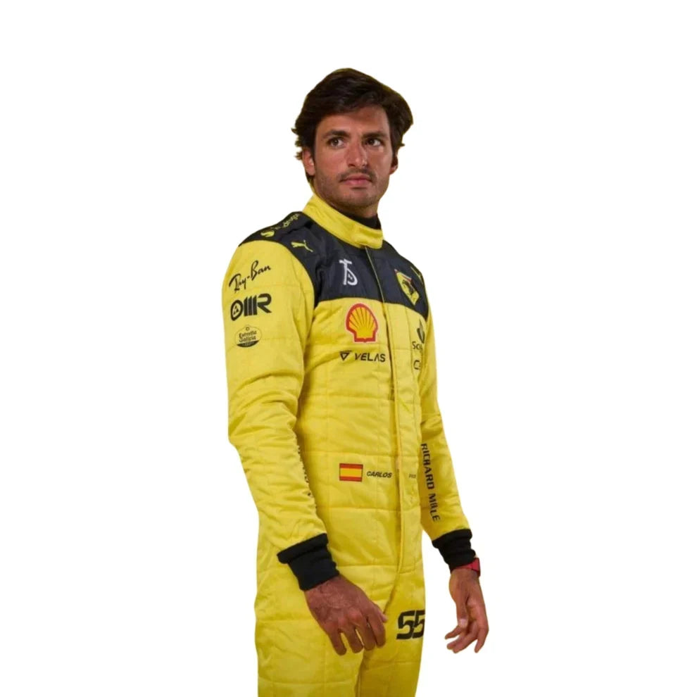 Carlos Sainz Ferrari's 75th anniversary F1 Suit Special Edition - Dubai Racewears