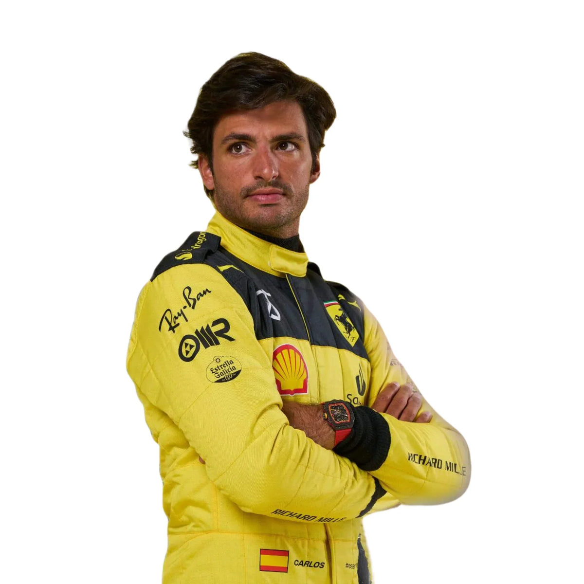 2022 Carlos Sainz 75th Anniversary F1 Racing Suit | Dubai Racegear - Dubai Racewears