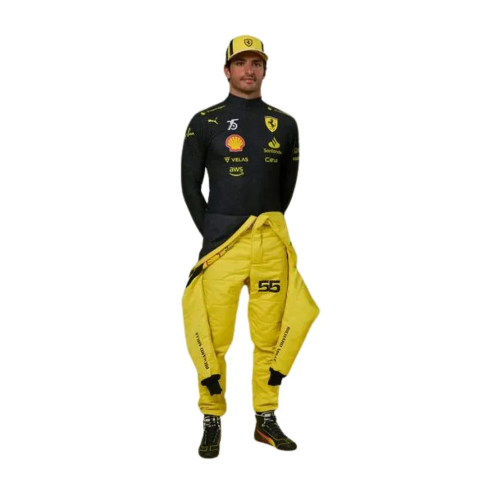 Carlos Sainz Ferrari's 75th anniversary F1 Suit Special Edition - Dubai Racewears