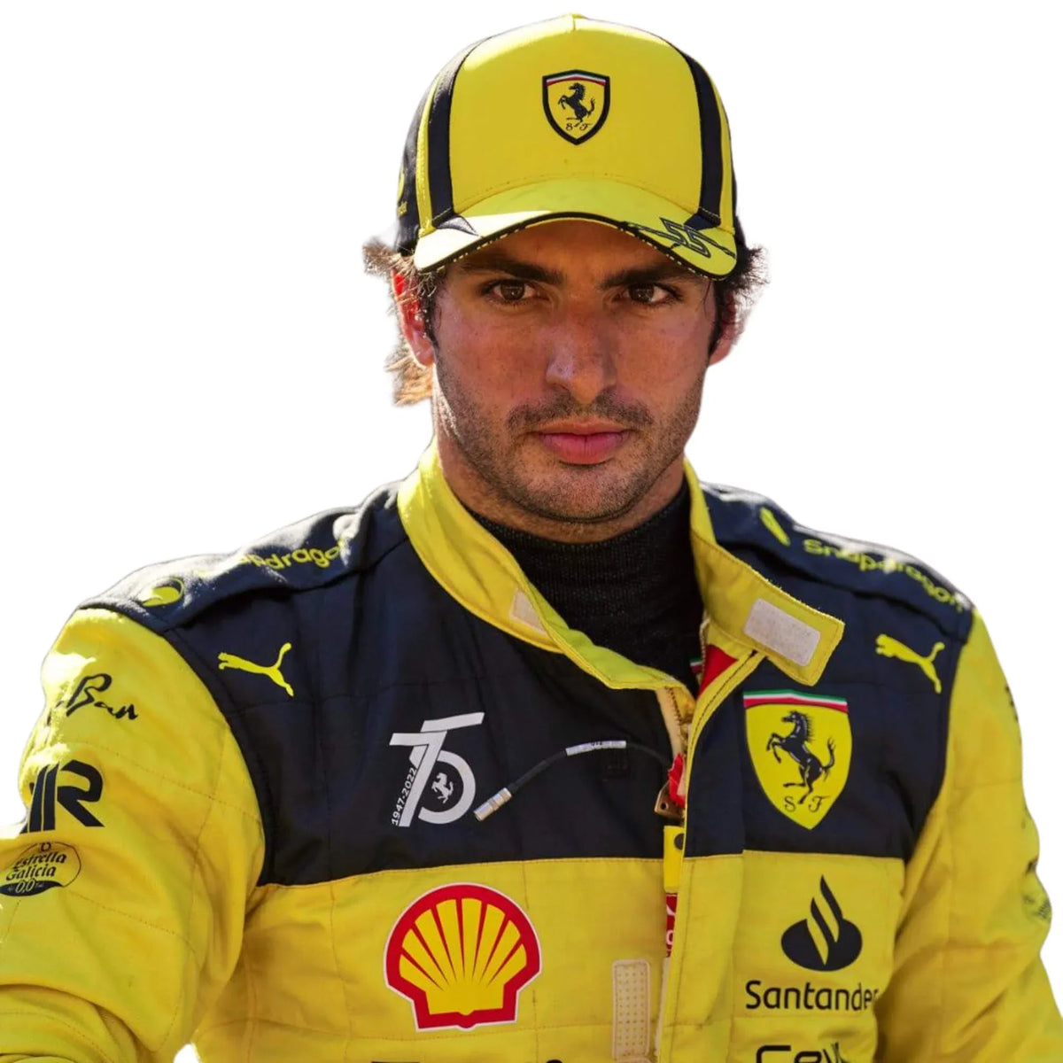 2022 Carlos Sainz 75th Anniversary F1 Racing Suit | Dubai Racegear - Dubai Racewears