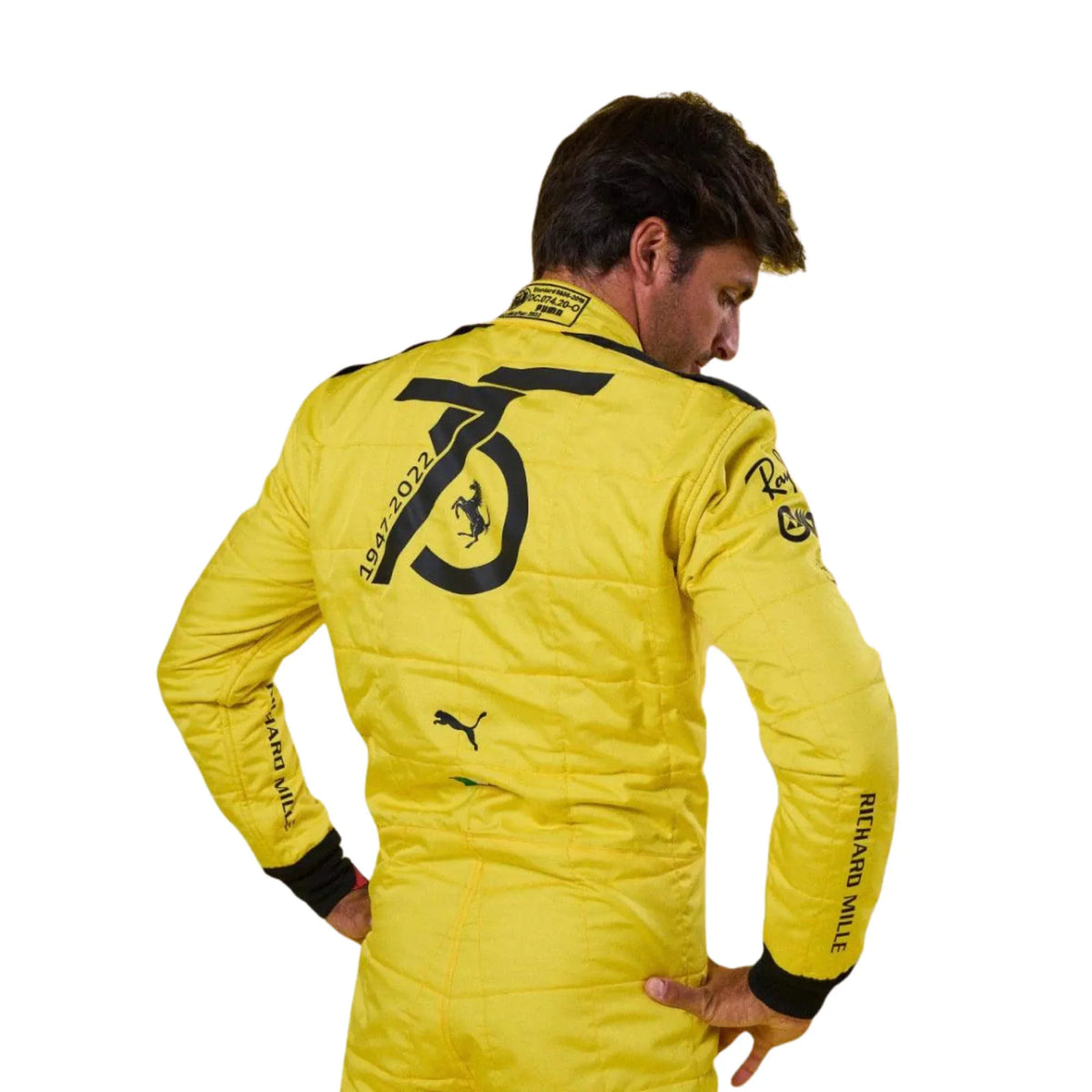 2022 Carlos Sainz 75th Anniversary F1 Racing Suit | Dubai Racegear - Dubai Racewears