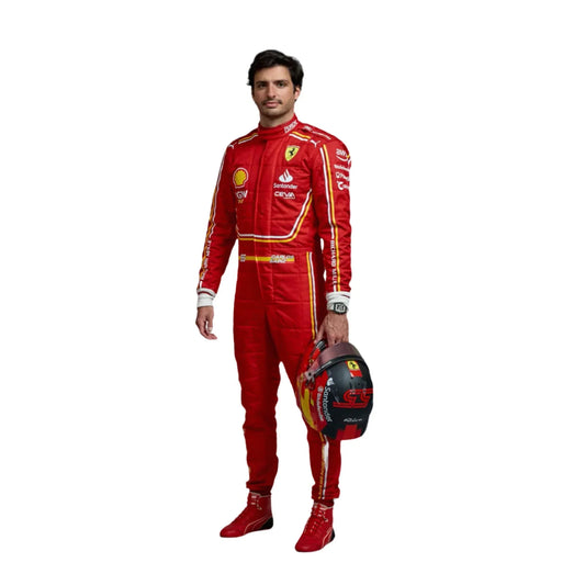 2024 Carlos Sainz F1 Racing Suit | Dubai Racegear - Dubai Racewears