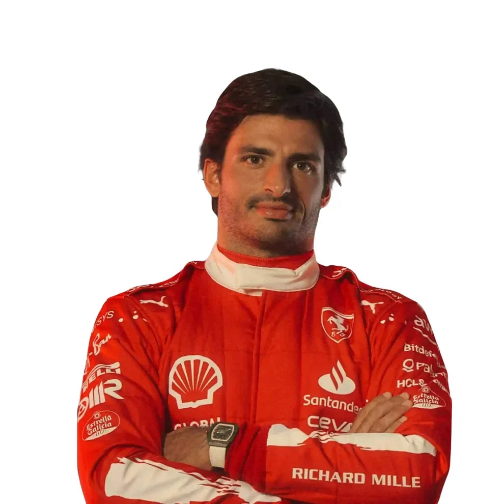 2023 Carlos Sainz las vegas GP special edition Ferrari F1 Race Suit - Dubai Racewears
