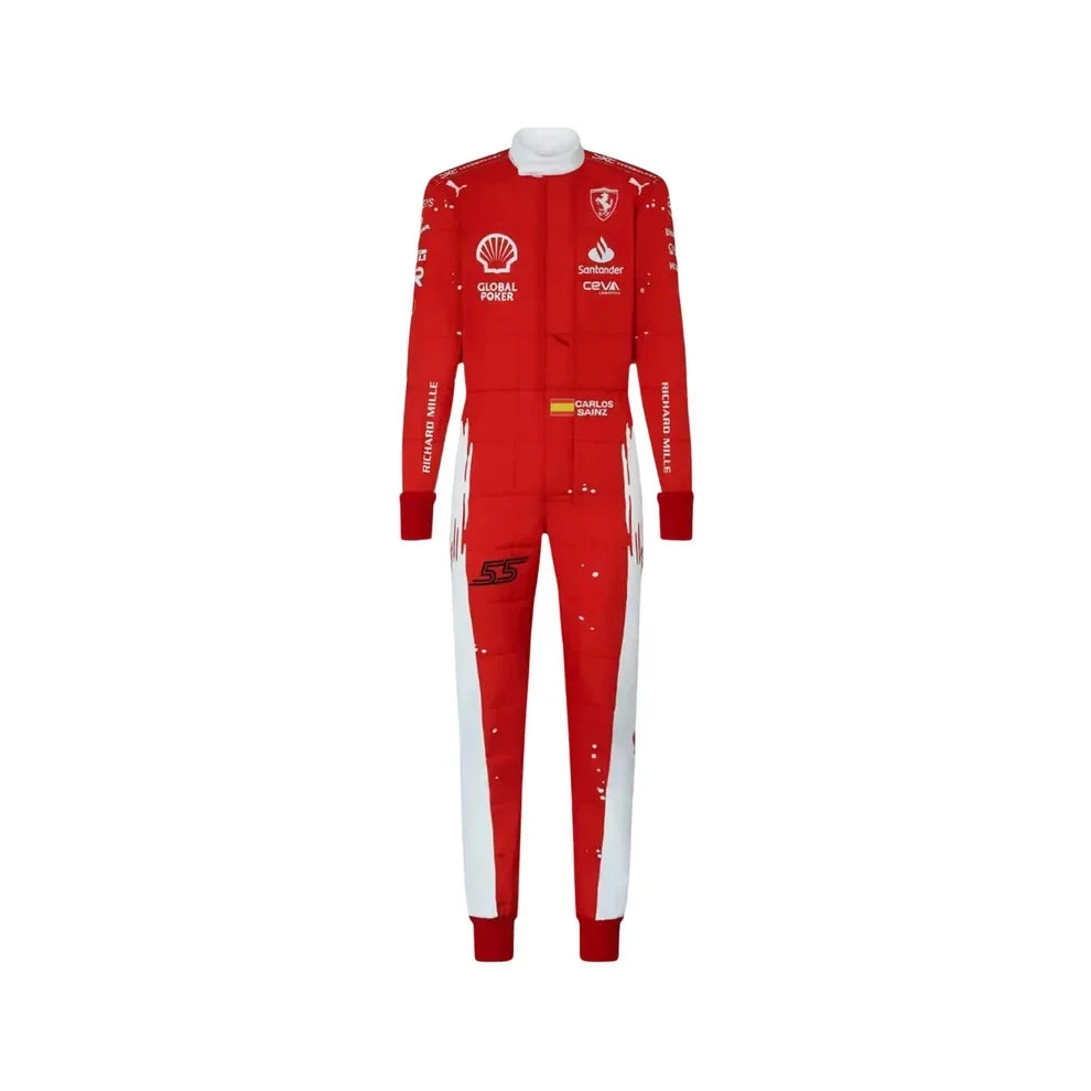 2023 Carlos Sainz las vegas GP special edition Ferrari F1 Race Suit - Dubai Racewears