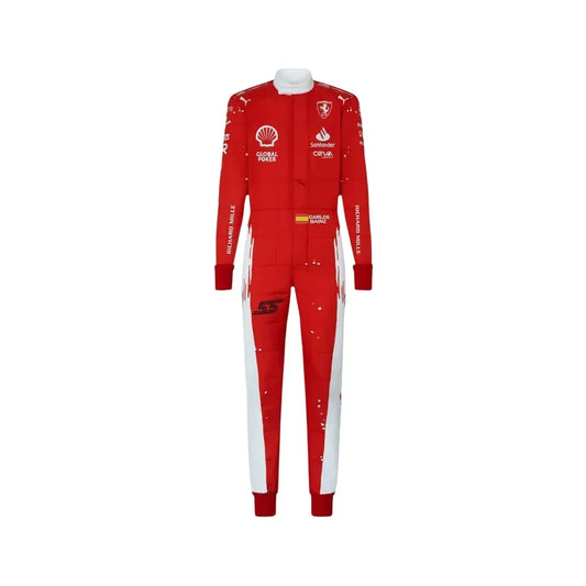 2023 Carlos Sainz las vegas GP special edition Ferrari F1 Race Suit - Dubai Racewears