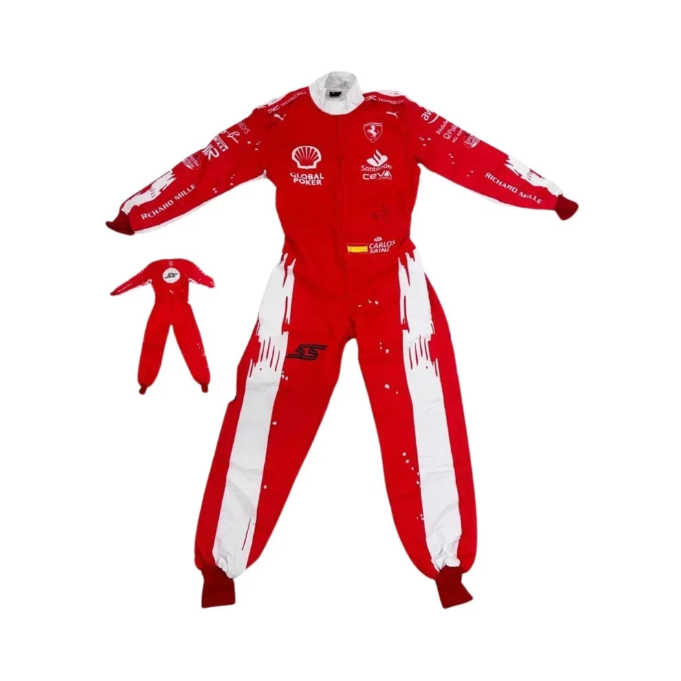 2023 Carlos Sainz las vegas GP special edition Ferrari F1 Race Suit - Dubai Racewears