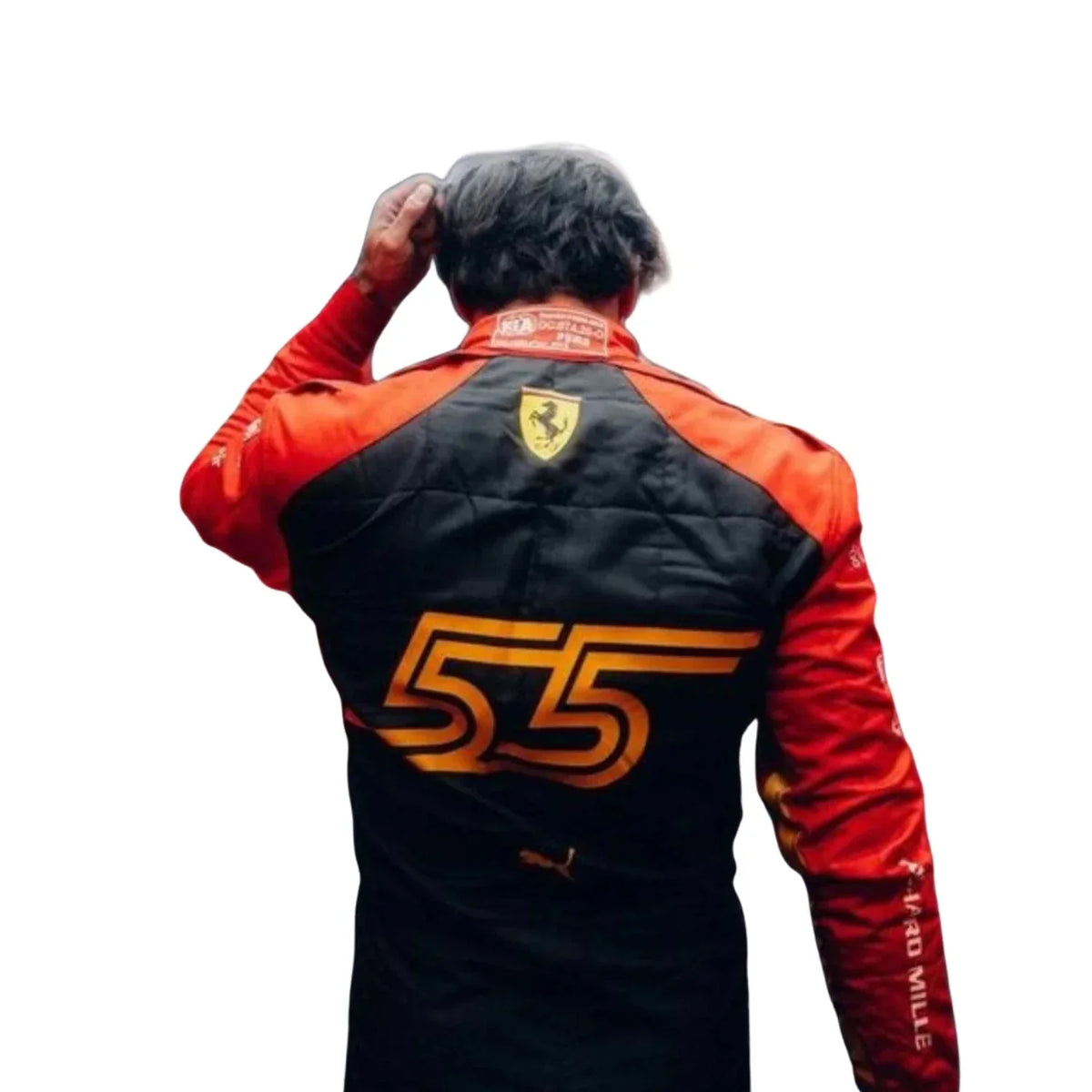 2023 Carlos Sainz Spain GP F1 Racing Suit | Dubai Racegear - Dubai Racewears