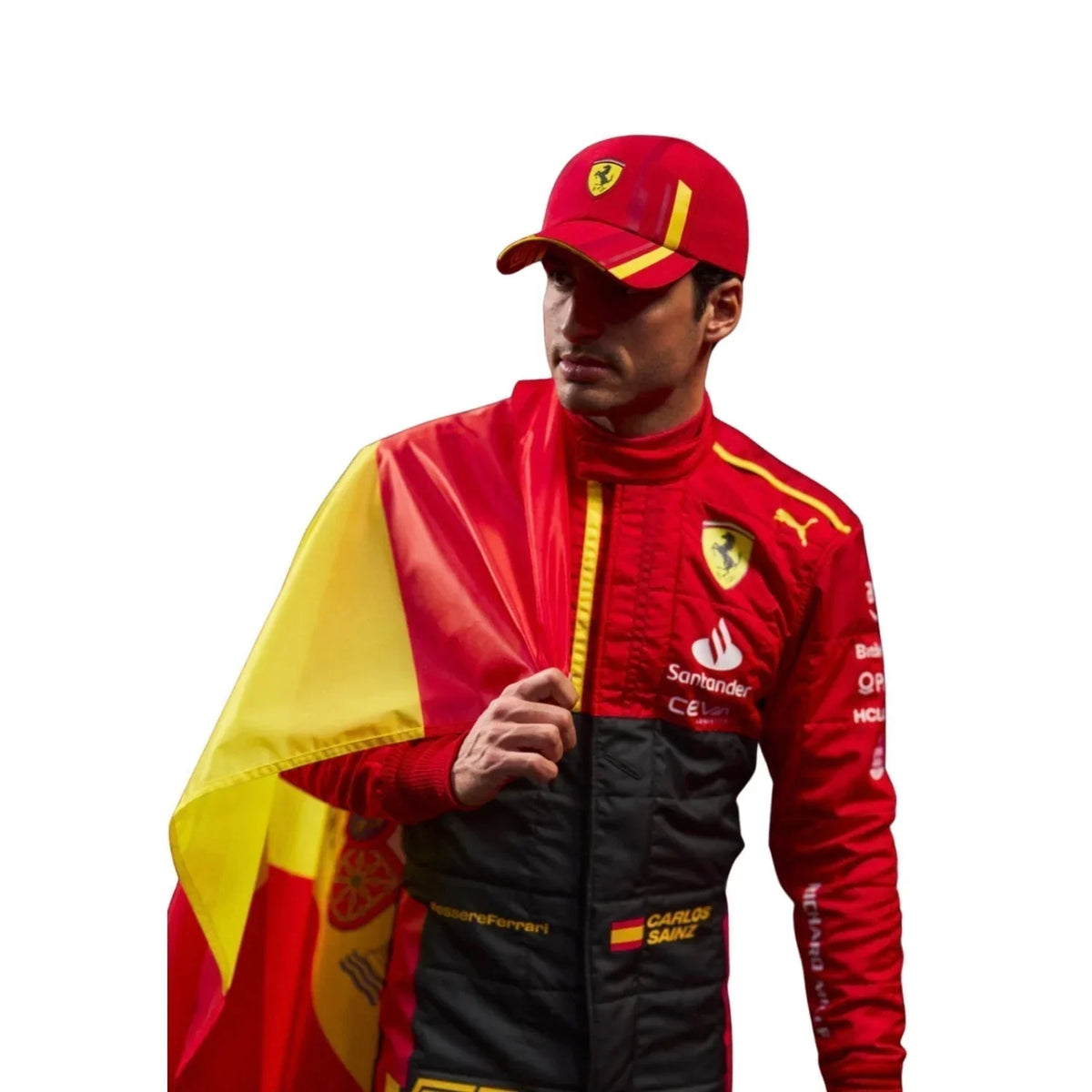 2023 Carlos Sainz Spain GP F1 Racing Suit | Dubai Racegear - Dubai Racewears