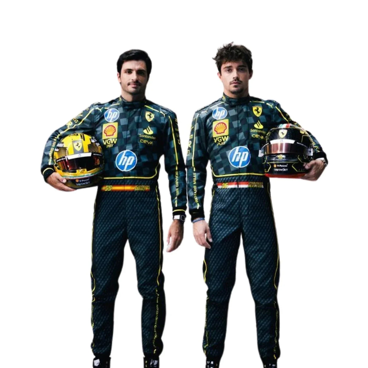 2024 Carlos Sainz Italy GP F1 Racing Suit | Dubai Racegear - Dubai Racewears