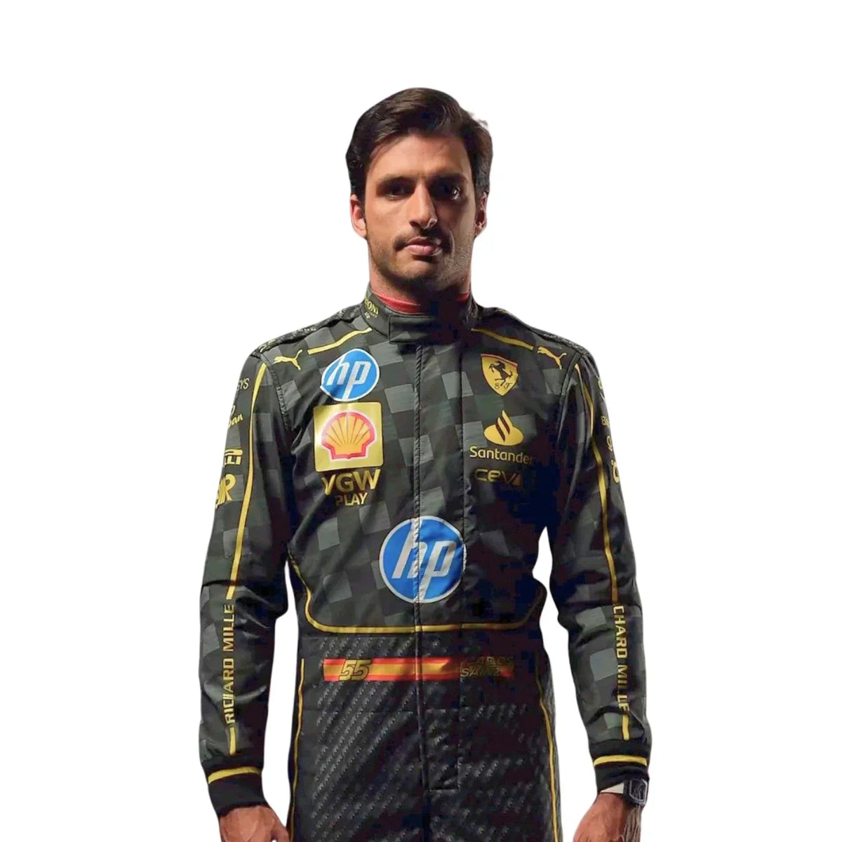 2024 Carlos Sainz Italy GP F1 Racing Suit | Dubai Racegear - Dubai Racewears