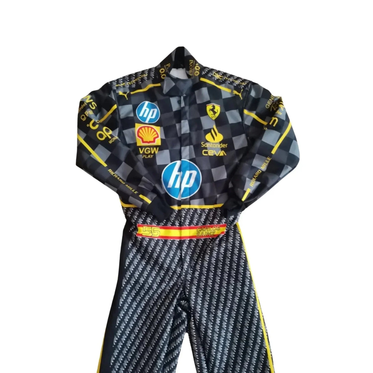 2024 Carlos Sainz Italy GP F1 Racing Suit | Dubai Racegear - Dubai Racewears