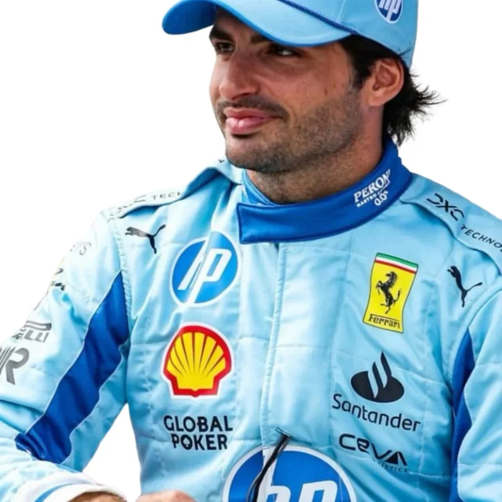 2024 Carlos Sainz Scuderia Ferrari F1 Miami Grand Prix Race Suit - Dubai Racewears
