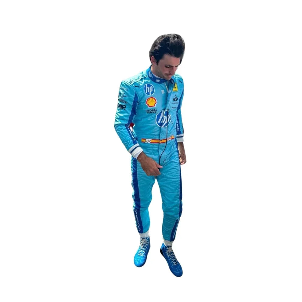 2024 Carlos Sainz Scuderia Ferrari F1 Miami Grand Prix Race Suit - Dubai Racewears