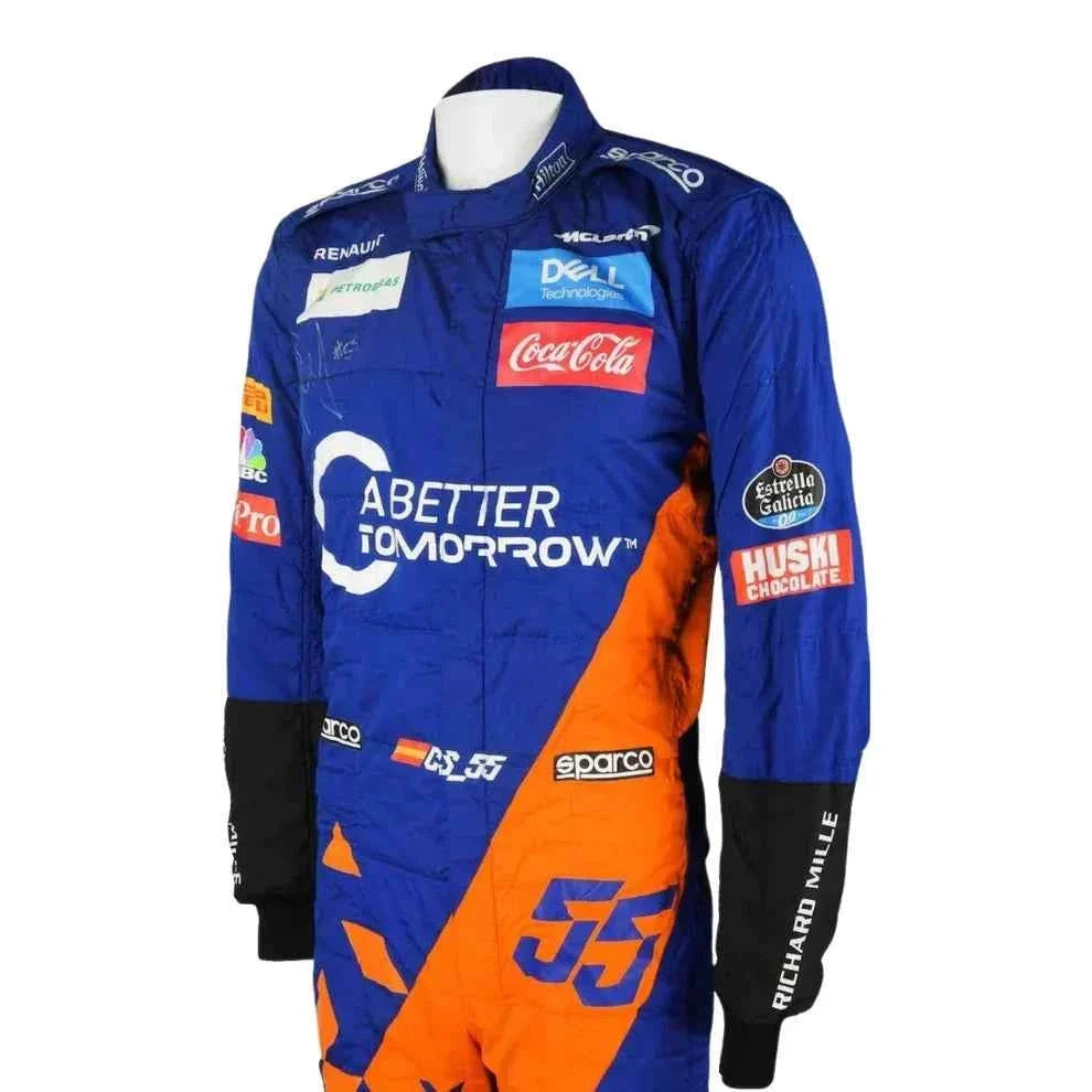 Carlos Sainz 2019 McLaren F1 Racing Suit | Dubai Racegear