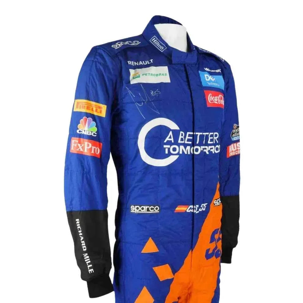 Carlos Sainz 2019 McLaren F1 Racing Suit | Dubai Racegear