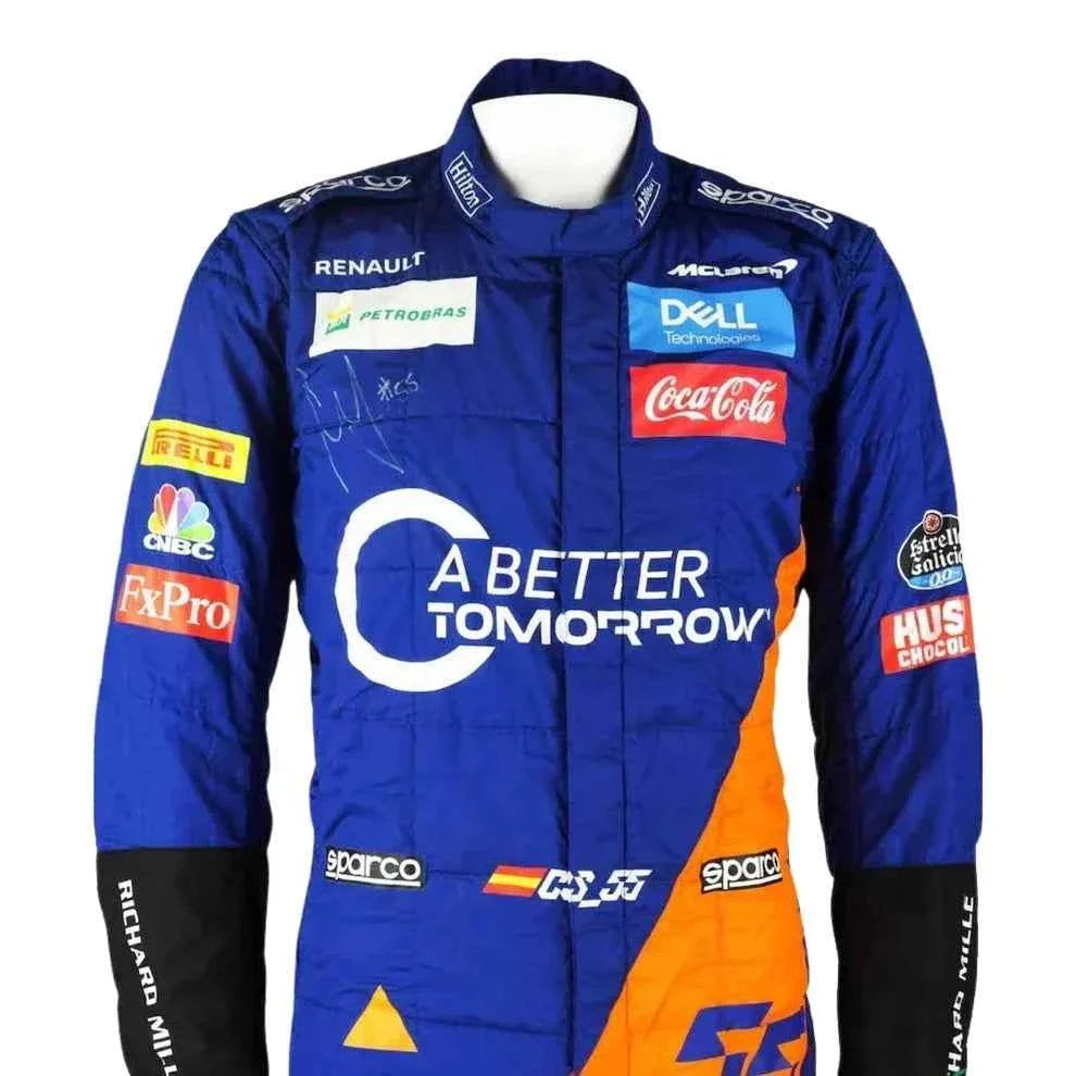 Carlos Sainz 2019 McLaren F1 Racing Suit | Dubai Racegear