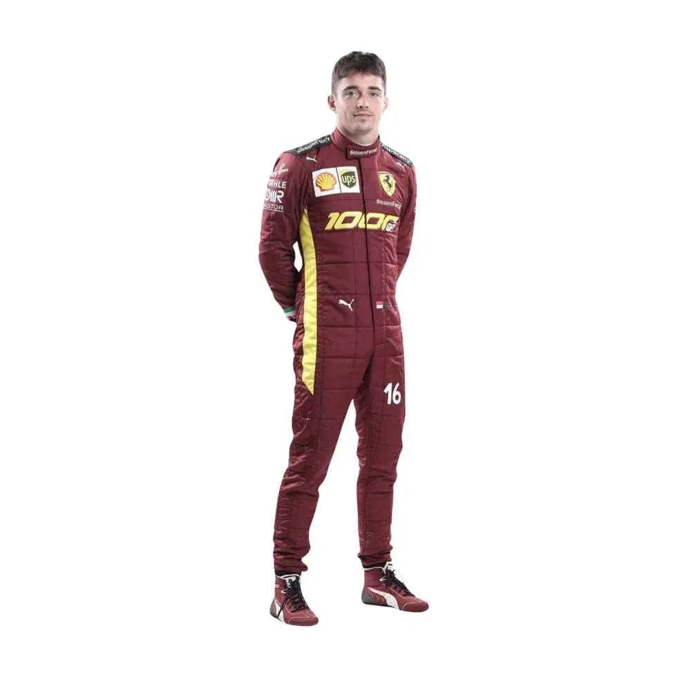 Charles Leclerc 2020 1000 GP Ferrari F1 Racing Suit | Dubai Racegear