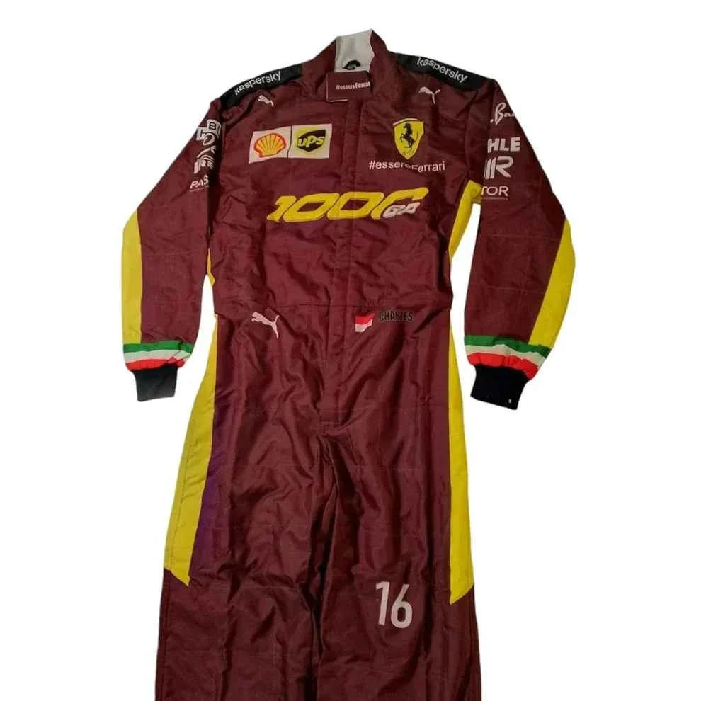 Charles Leclerc 2020 1000 GP Ferrari F1 Racing Suit | Dubai Racegear
