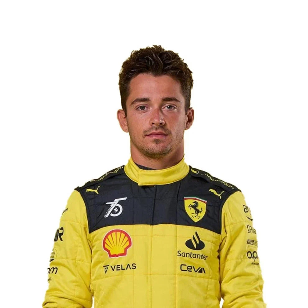 Charles Leclerc Ferrari's 75th anniversary F1 Suit Special Edition - Dubai Racewears